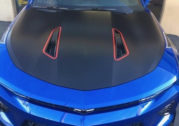 2016 - 2018 Chevrolet Camaro Hood Vent Accent Decals 2016 - 2018 Chevrolet Camaro Hood Vent Accent Decals