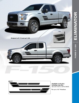 2015 - Up Ford F150 Eliminator Side Stripes 2015 - Up Ford F150 Eliminator Side Stripes