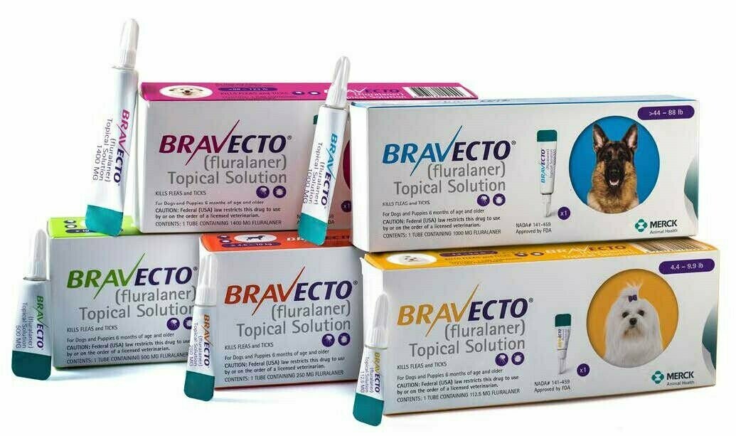 BRAVECTO PIPETA ANTIPARASITARIO DE PERROS PULGAS GARRAPATAS