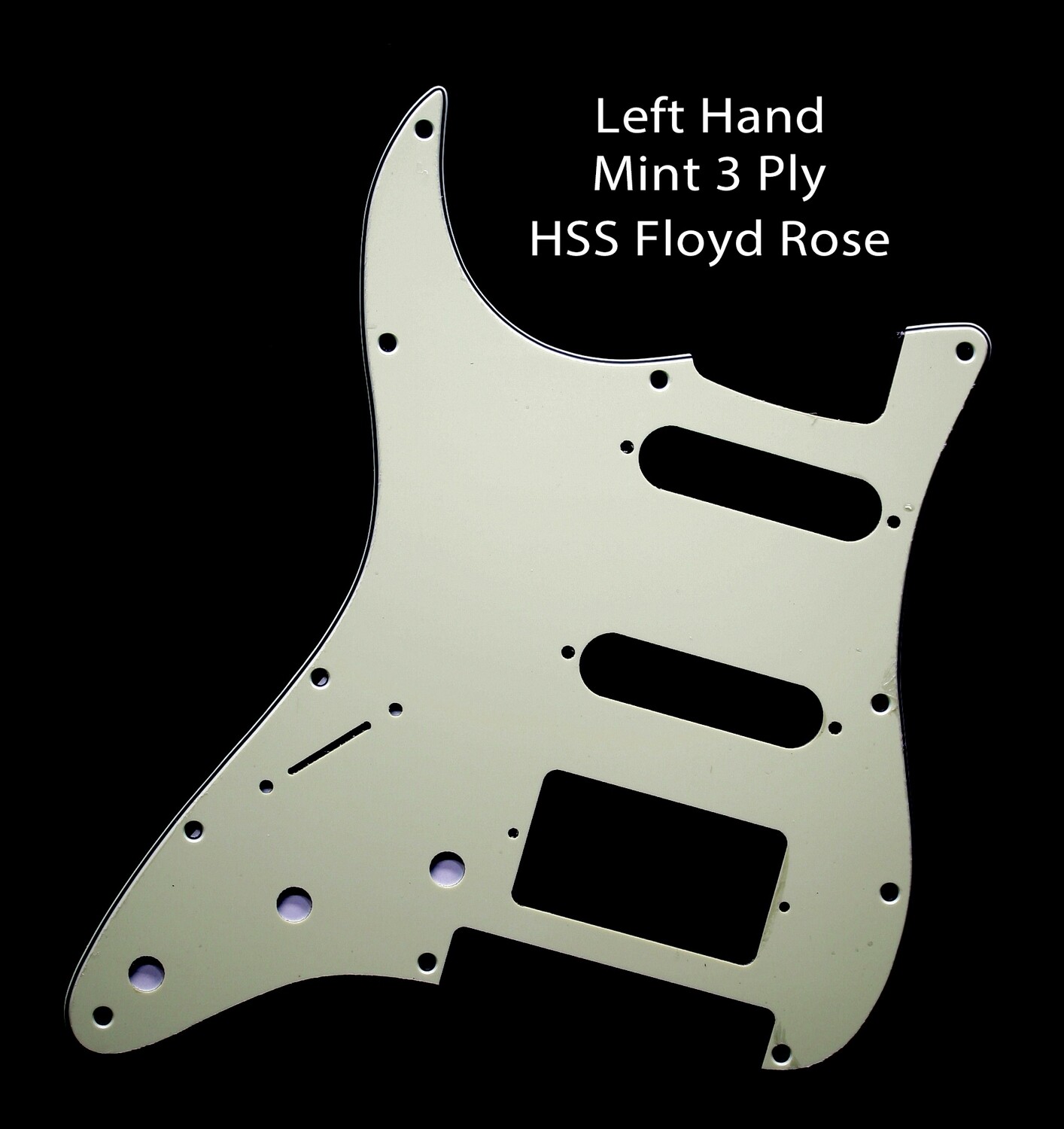 PICKGUARD 4 PLY WHITE PEARLOID LEFT HANDED FULL SIZE FOR GIBSON SG