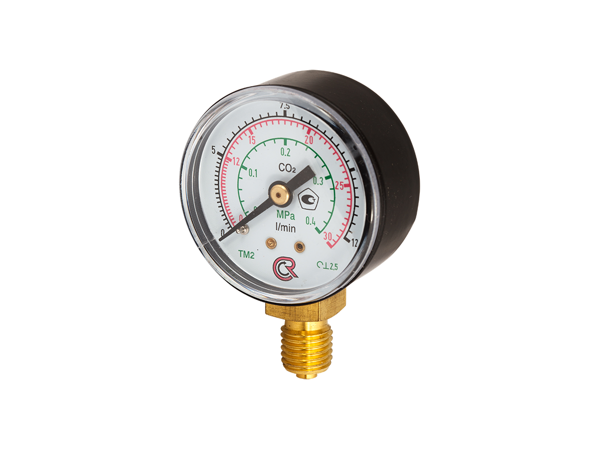 Манометр ТМ-210Р (0-30/12 L/min ( 0,4 МПа) СО2 91775