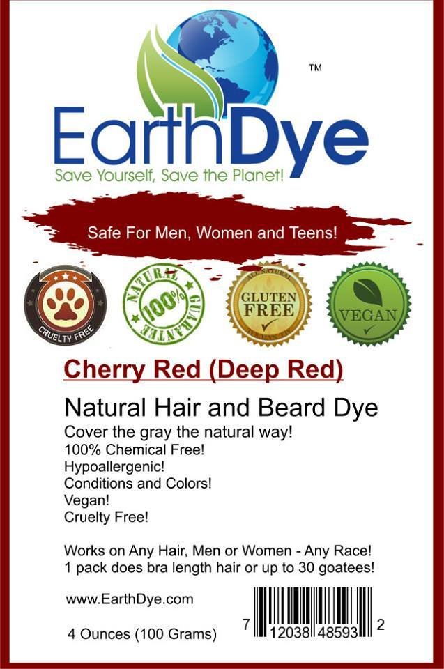 Natural Deep Red Hair Dye