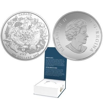 Канада. Елизавета II. 2016. 200 долларов. Серия: $200 за $200. #05. Ледяная Арктика Канады. 0.9999 Серебро 2.21 Oz., ASW., 62.69 g., PROOF PF60. Канада. Елизавета II. 2016. 200 долларов. Серия: $200 за $200. #05. Ледяная Арктика Канады. 0.9999 Серебро 2.21 Oz., ASW., 62.69 g., PROOF PF60.