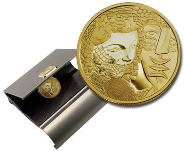 Канада. Елизавета II. 2004. 200 долларов. Серия: Галерея Канады. #03. Альфред Пеллан. Фрагменты лиц. 0.916 Золото 0.6 Oz., AGW 17.13 g., KM# PROOF Канада. Елизавета II. 2004. 200 долларов. Серия: Галерея Канады. #03. Альфред Пеллан. Фрагменты лиц. 0.916 Золото 0.6 Oz., AGW 17.13 g., KM# PROOF