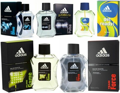 Мужская туалетная вода Adidas (Адидас) в ассортименте 100мл Мужская туалетная вода Adidas (Адидас) в ассортименте 100мл