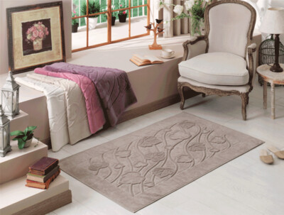 Коврик для ног TIVOLYO HOME BLOOM или FOLIO Темно-розовый 90х150см Коврик для ног TIVOLYO HOME BLOOM или FOLIO Темно-розовый 90х150см