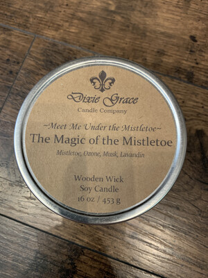 Dixie Grace Candle The Magic Of The Mistletoe 16 oz. Dixie Grace Candle The Magic Of The Mistletoe 16 oz.