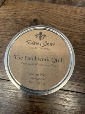 Dixie Grace Candle The Patchwork Quilt 8 oz. Dixie Grace Candle The Patchwork Quilt 8 oz.