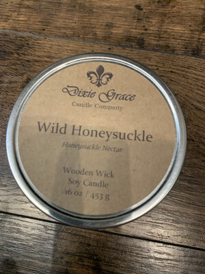 Dixie Grace Candle Wild Honeysuckle 16 oz. Dixie Grace Candle Wild Honeysuckle 16 oz.