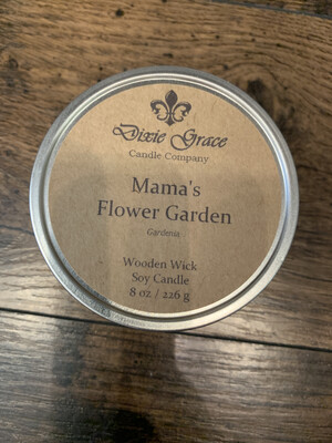 Dixie Grace Candle Mama's Flower Garden 8 oz. Dixie Grace Candle Mama's Flower Garden 8 oz.