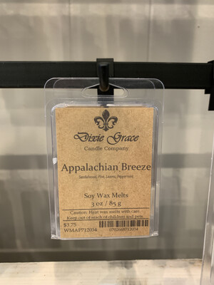 Dixie Grace Wax Melt Appalachian Breeze 3 oz. Dixie Grace Wax Melt Appalachian Breeze 3 oz.