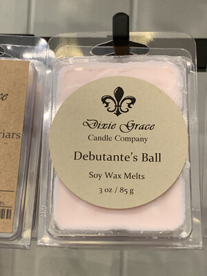 Dixie Grace Wax Melt Debutante's Ball 3 oz. Dixie Grace Wax Melt Debutante's Ball 3 oz.