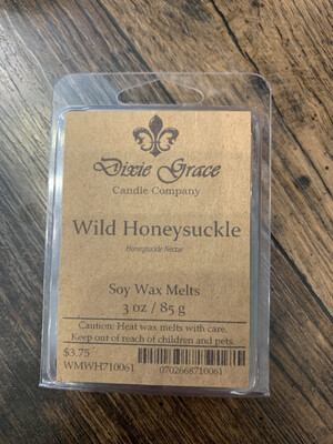 Dixie Grace Wax Melt Wild Honeysuckle 3 oz. Dixie Grace Wax Melt Wild Honeysuckle 3 oz.