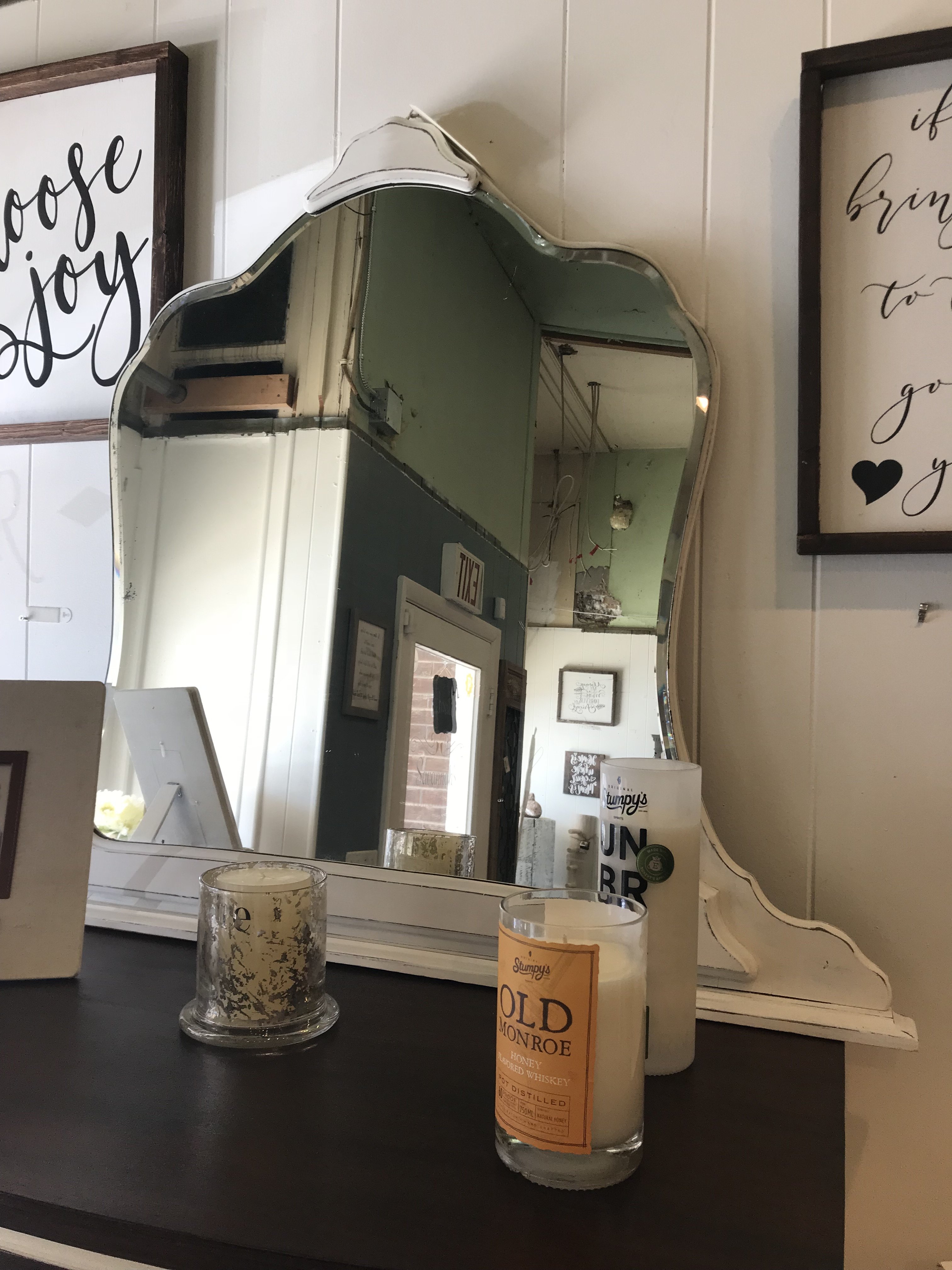 FGF White Antique Mirror fgf88