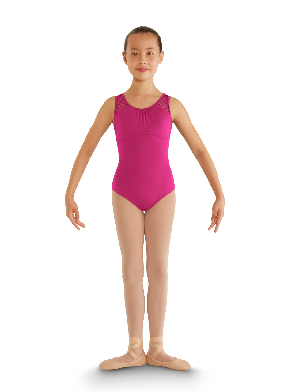 BLOCH Heart Mesh Tank - Child