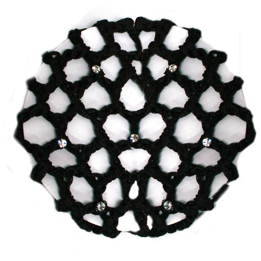 Bun Cover With Rhinestones