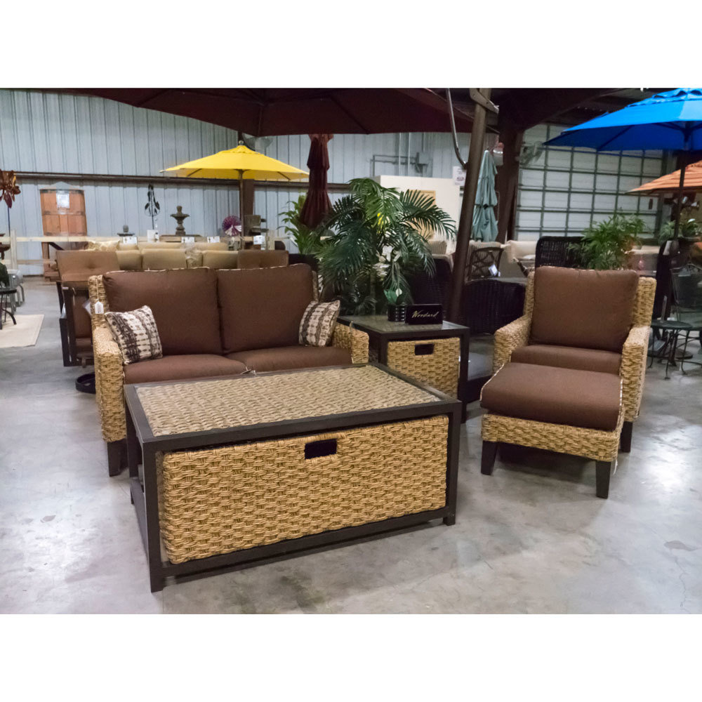 Mona Honey Hyacinth 7 Piece Patio Set W-000007