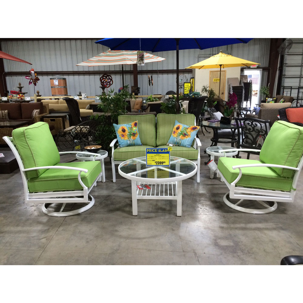 Sheridan White 6 Piece Patio Set W-000011
