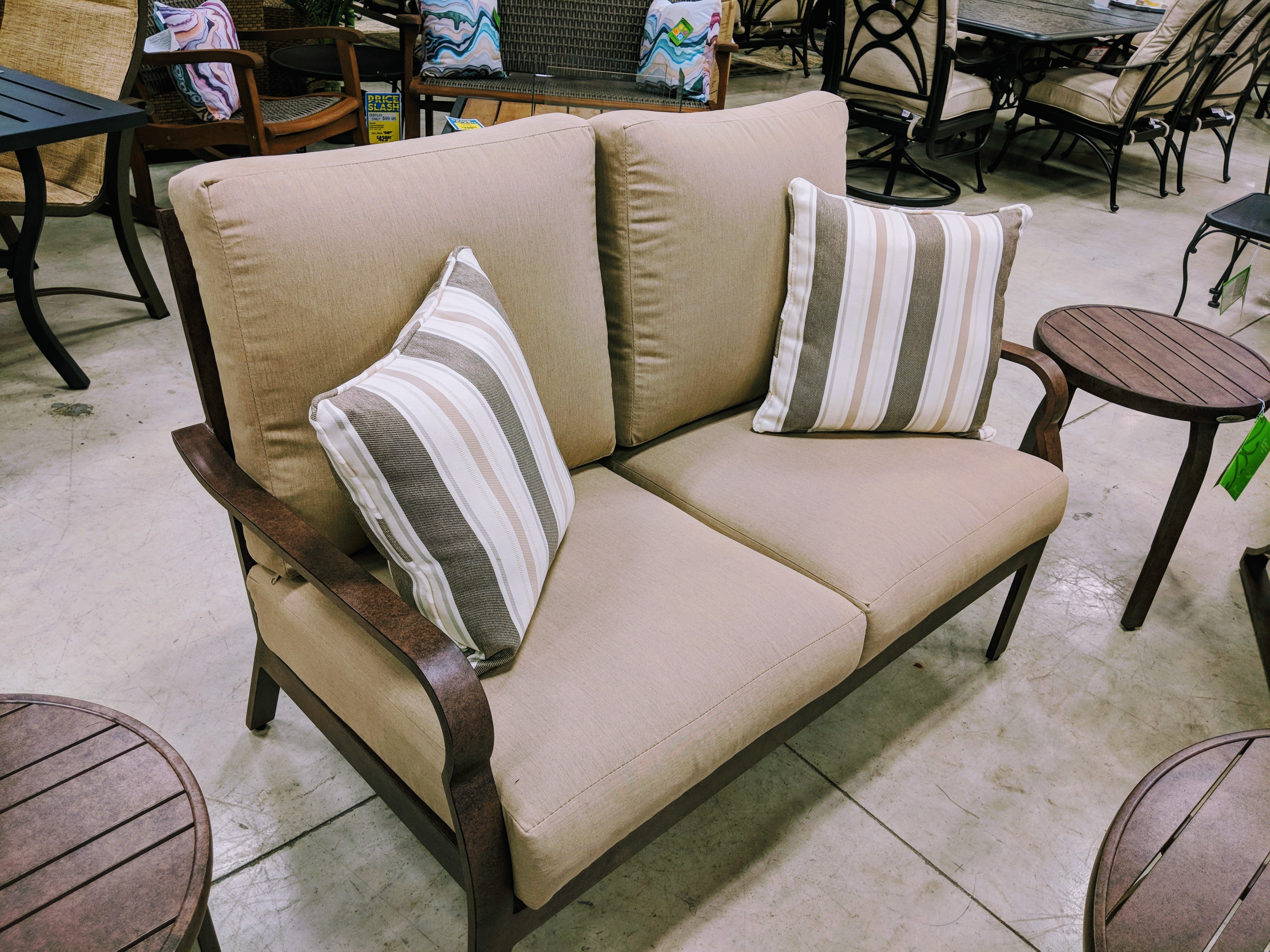 Mahogany Burl 6 Piece Patio Set