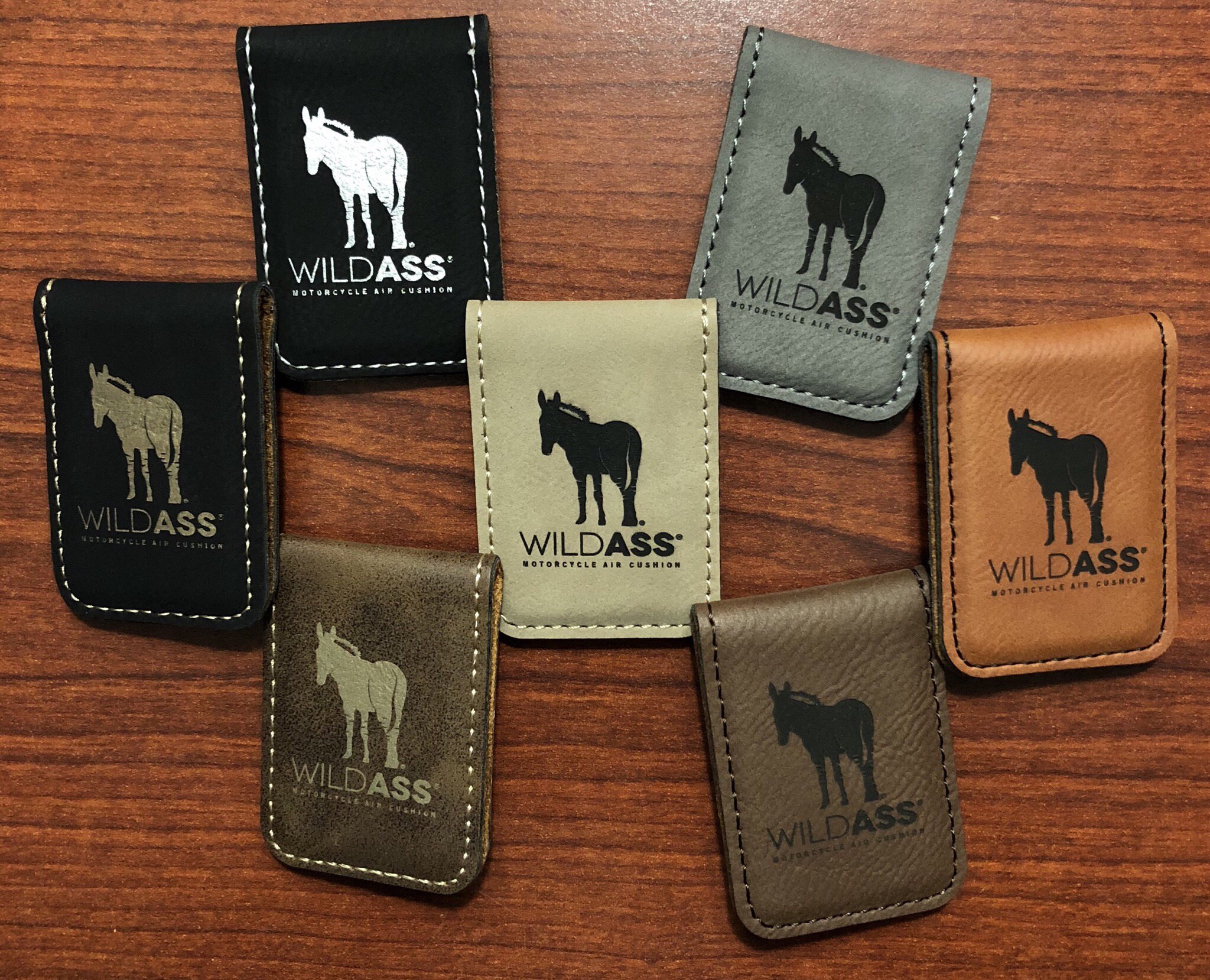 Wild Ass Money Clip - Tan/Black