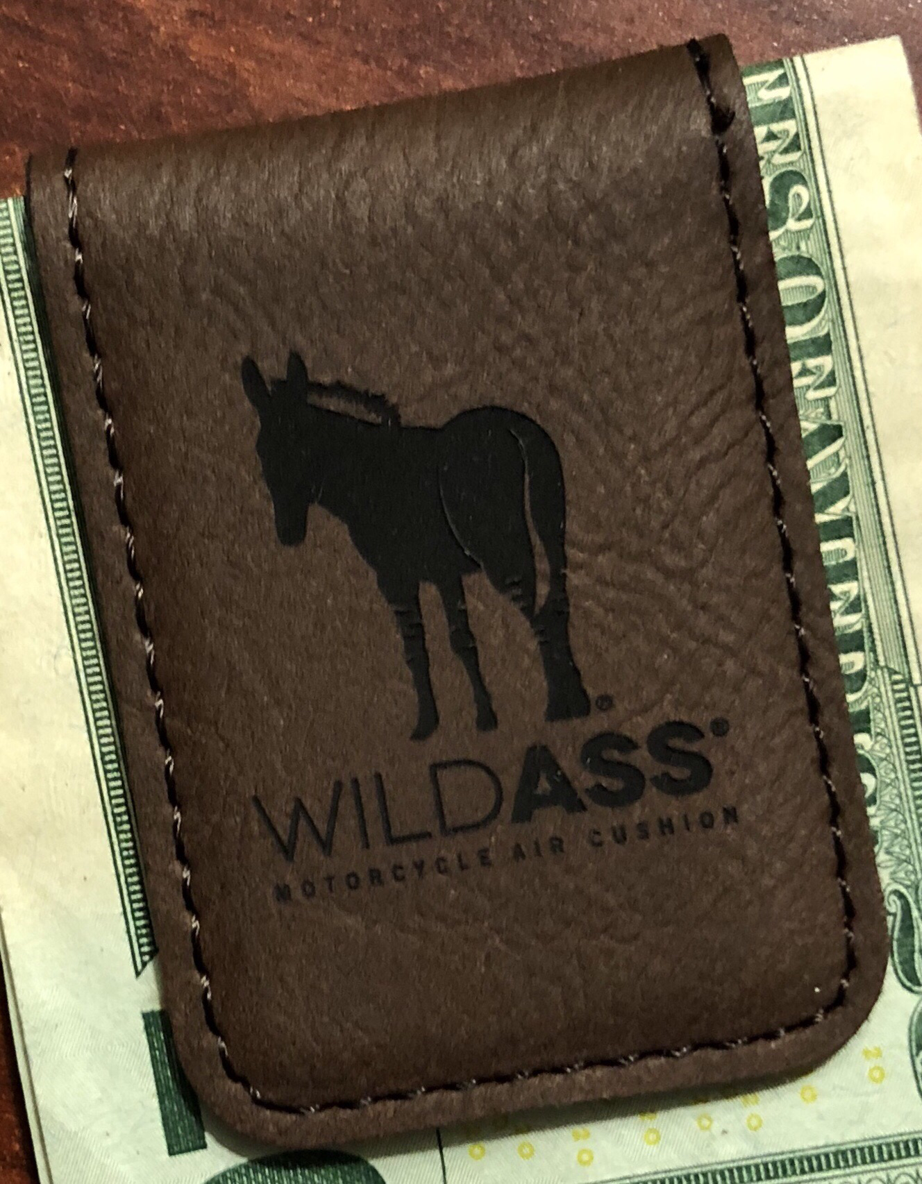 Wild Ass Money Clip - Brown/Black 00017