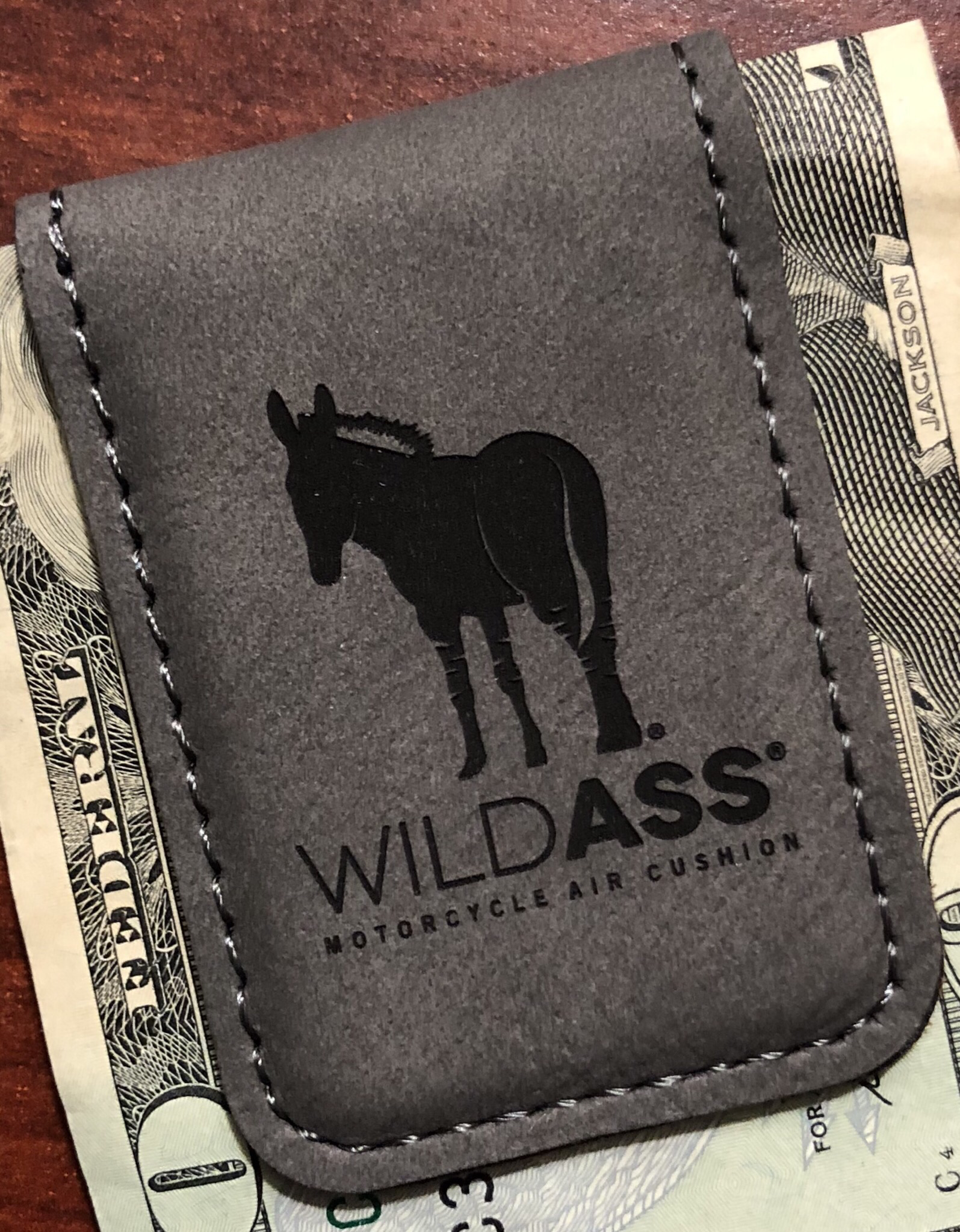 Wild Ass Money Clip - Gray/Black 00015