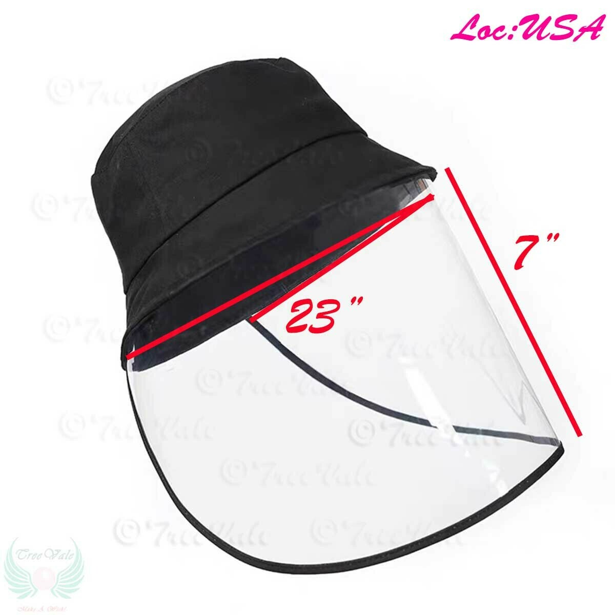 clear sun visor hat