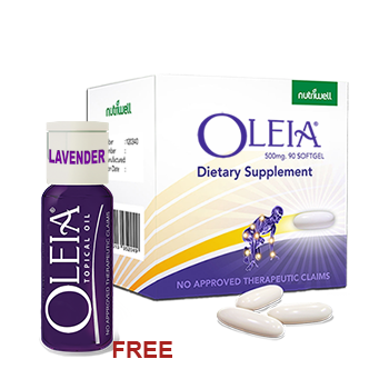 Oleia Softgels 500mg-1 box (90 softgels) with Oleia Oil 50ml Free Oleia Softgels 500mg-1 box (90 softgels) with Oleia Oil 50ml Free