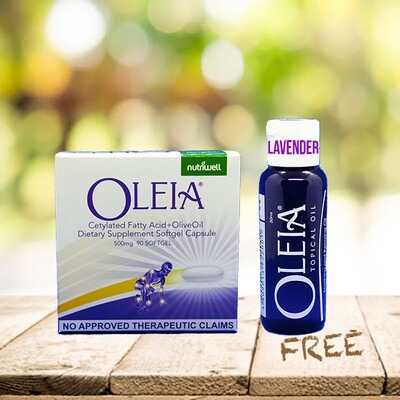 Oleia Softgels 500mg-1 box (90 softgels) with Oleia Oil 50ml Free Oleia Softgels 500mg-1 box (90 softgels) with Oleia Oil 50ml Free