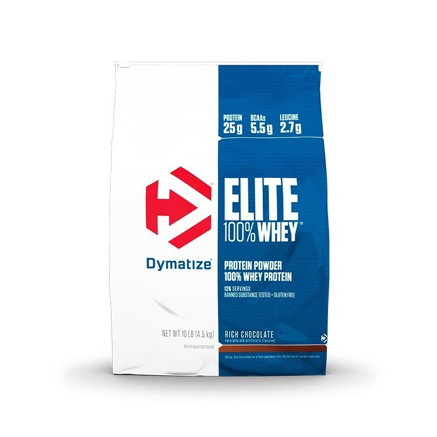Dymatize Elite 100% Whey Protein - 10 lbs 705016560202(base)