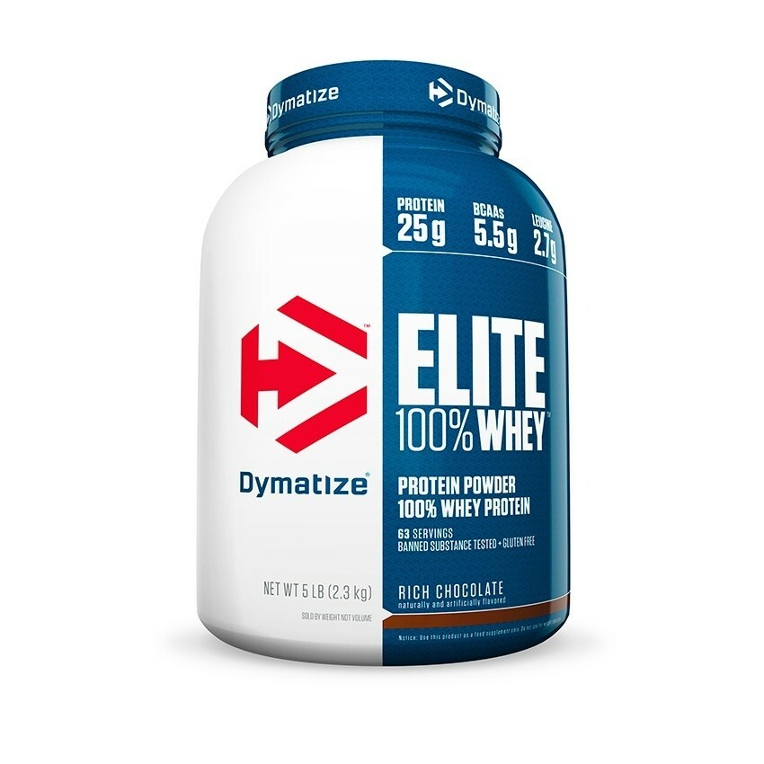 Dymatize Elite 100% Whey Protein - 5 lbs 705016560080(base)