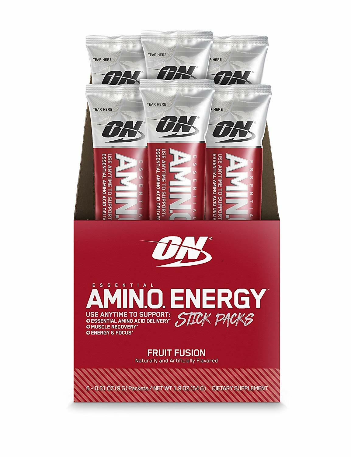 Optimum Nutrition Amino Energy - 6 Stick Packs 748927958768(base)