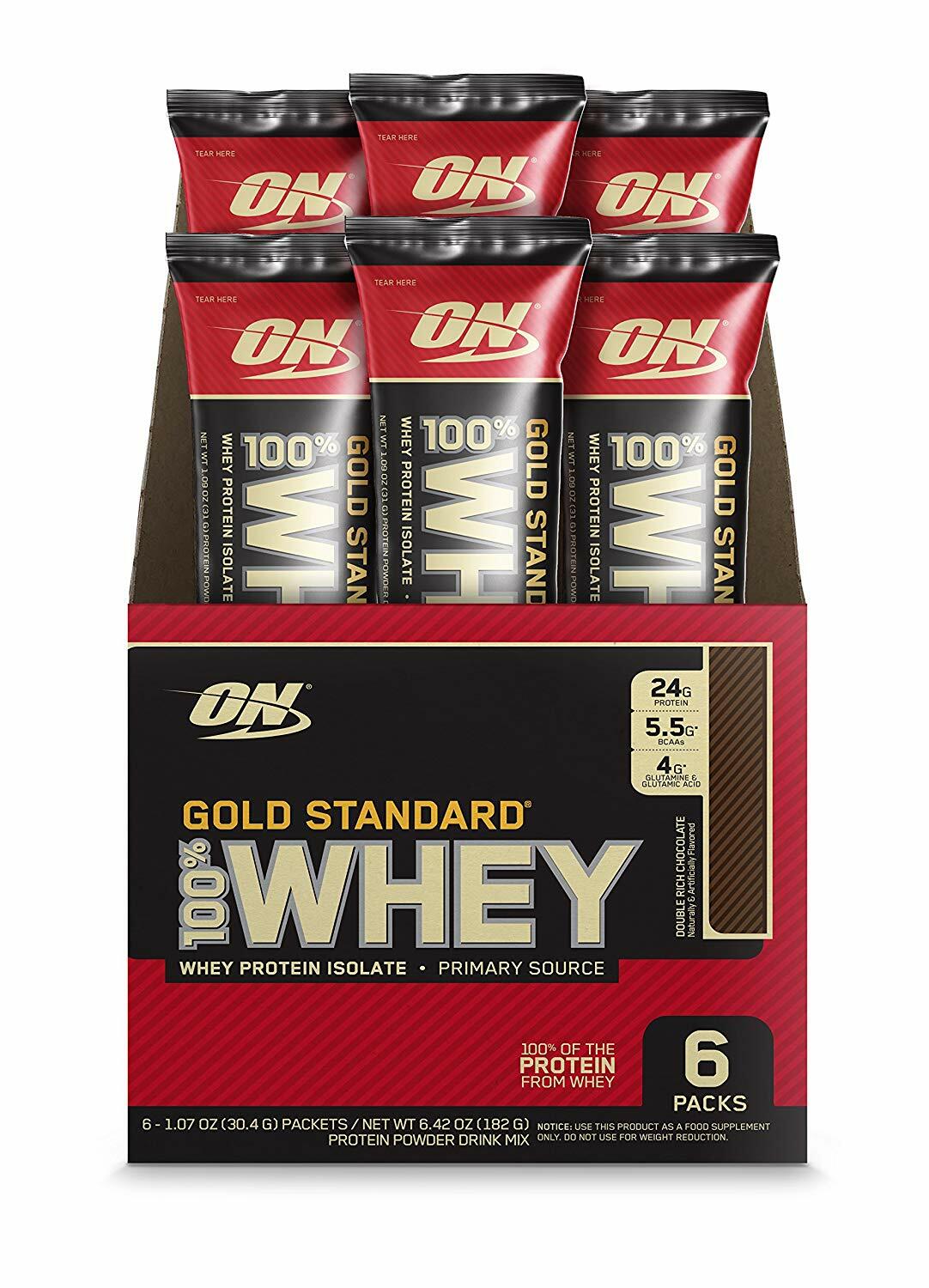 Optimum Nutrition Gold Standard 100% Whey - 6 Packs 748927958942(base)