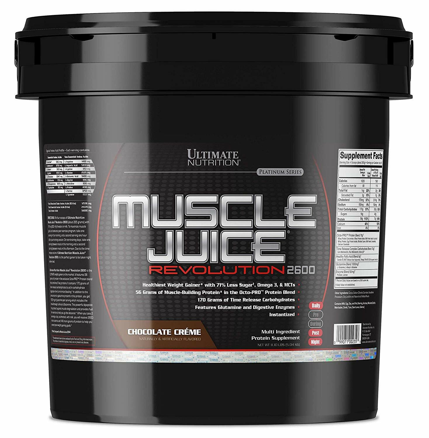 Ultimate Nutrition Muscle Juice Revolution 2600 11lbs 99071002358(base)