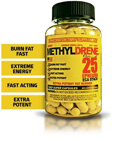 Cloma Pharma Methyldrene Original - 100 Caps 859613638496