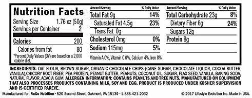 NuGo Nutrition Protein Cookies - 12pcs