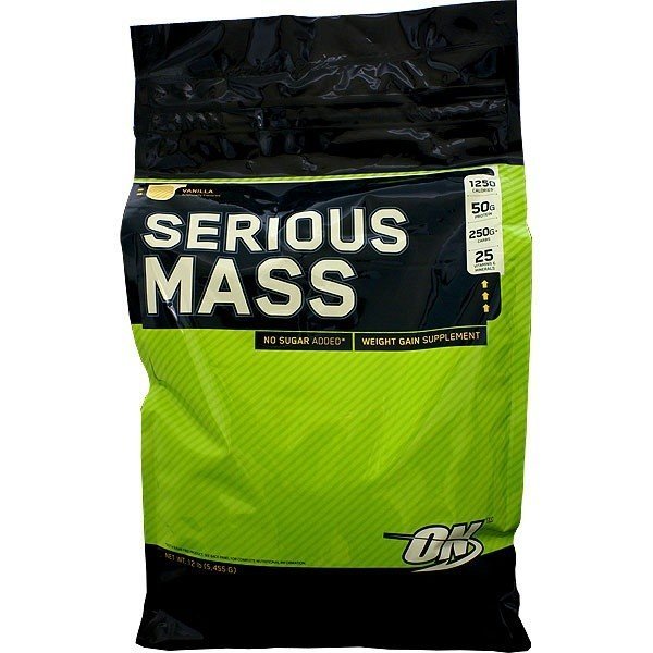 OPTIMUM NUTRITION Serious Mass 12lb 748927023800(base)