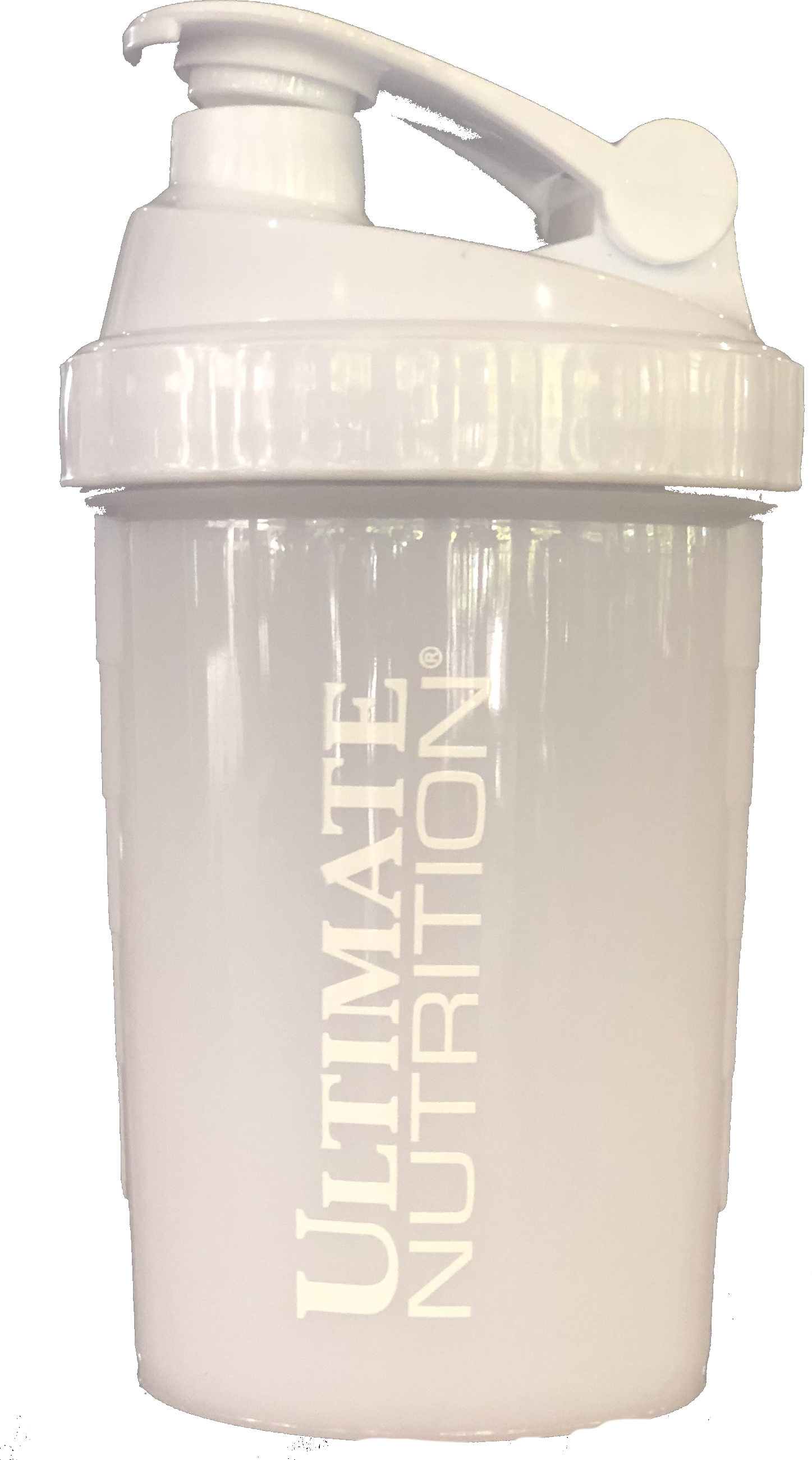 Ultimate Nutrition Shaker Bottle - White 1007664