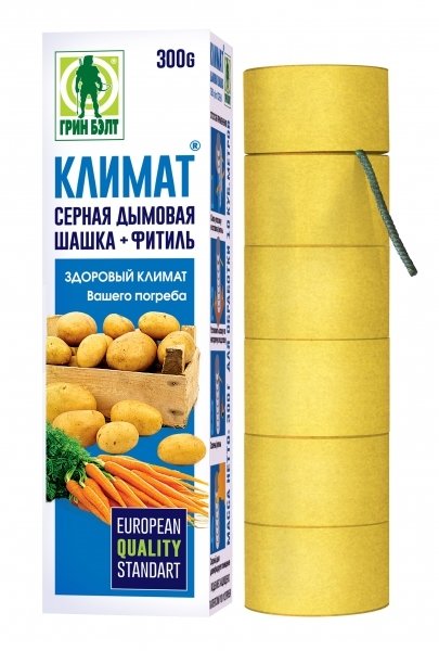 Шашка серная КЛИМАТ 300г GB 01-477 1/40 O28337