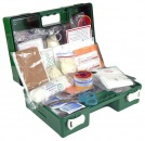 Green Plastic First Aid Kit