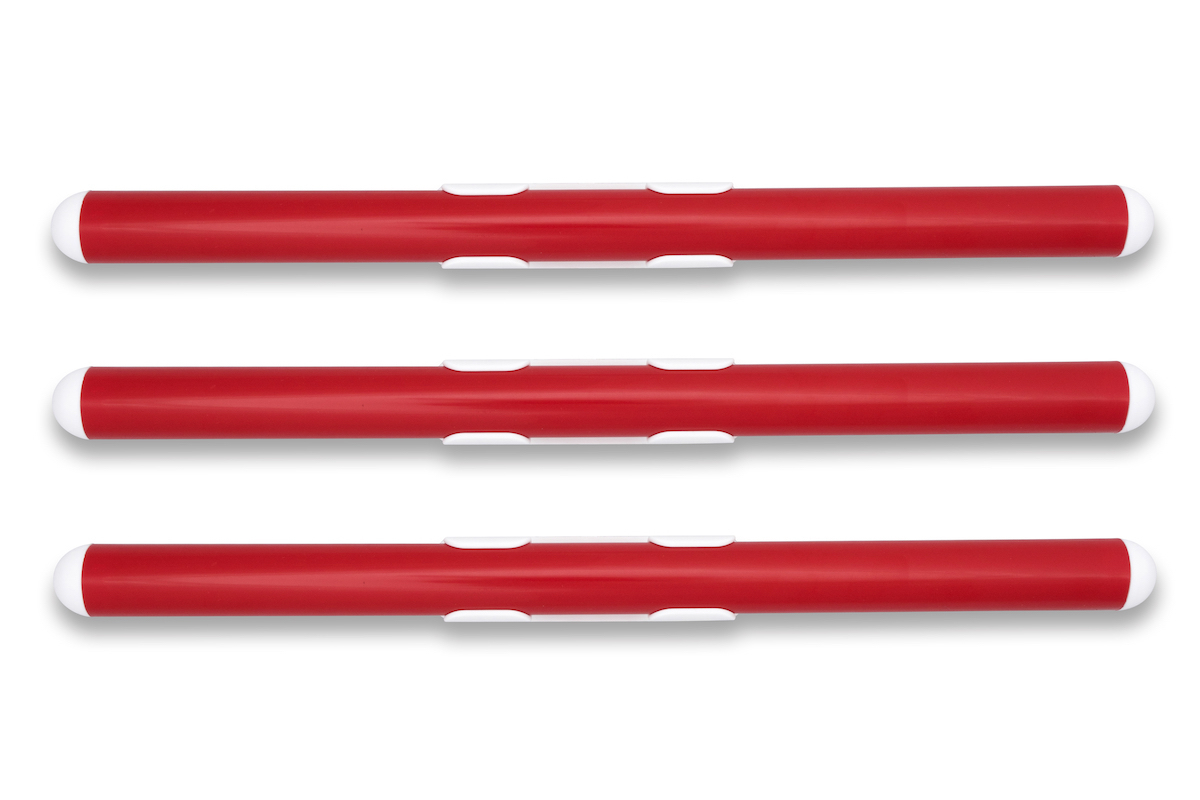 SHIRT HERO Shirt Display 3 PACK (Red & White) 0000004