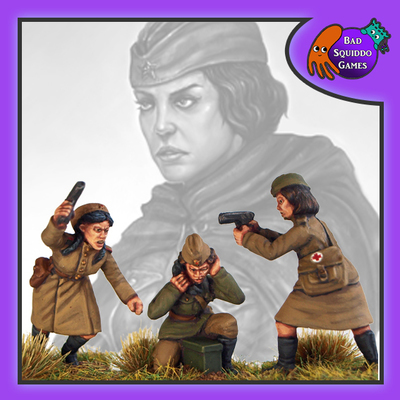 Female Soviet Command - Officer - Medic - Radio (3)