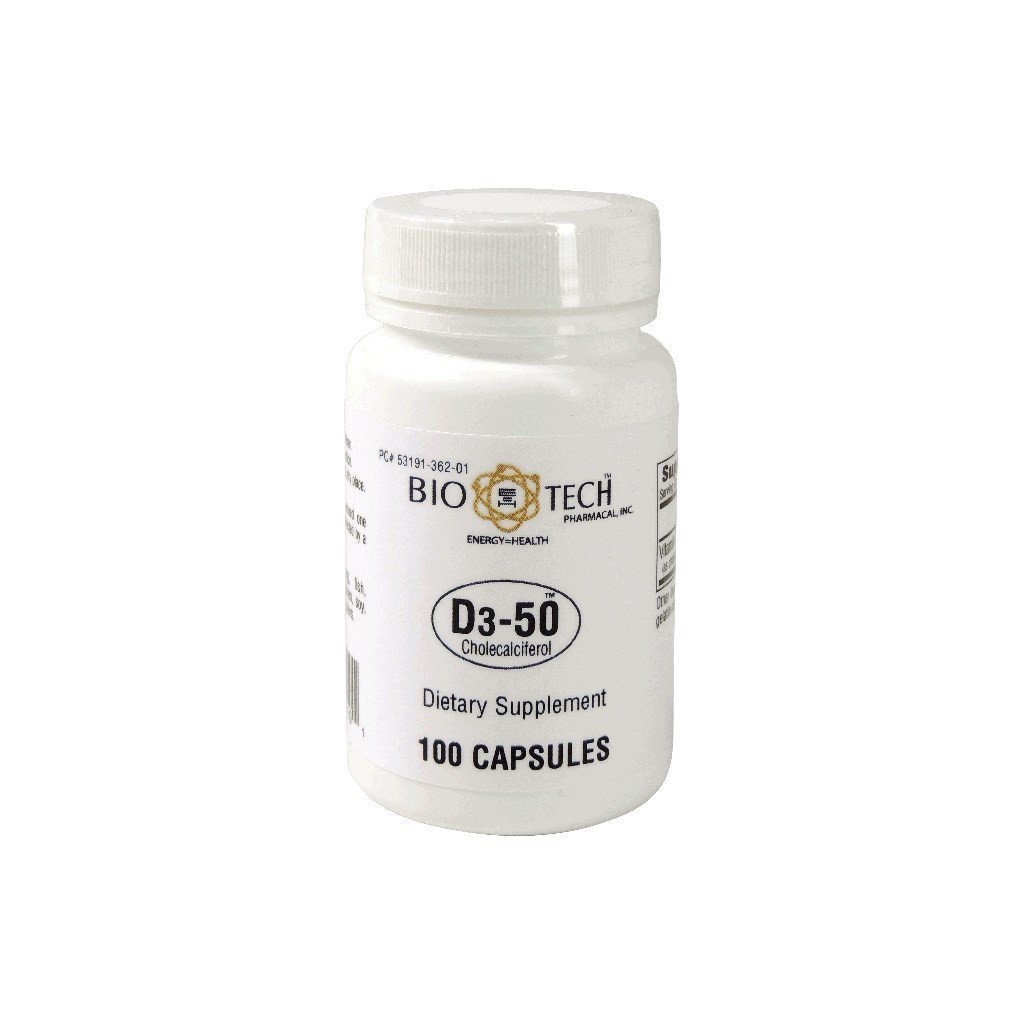 Vitamin D3 50,000 IU 100 capsules Wellness Store