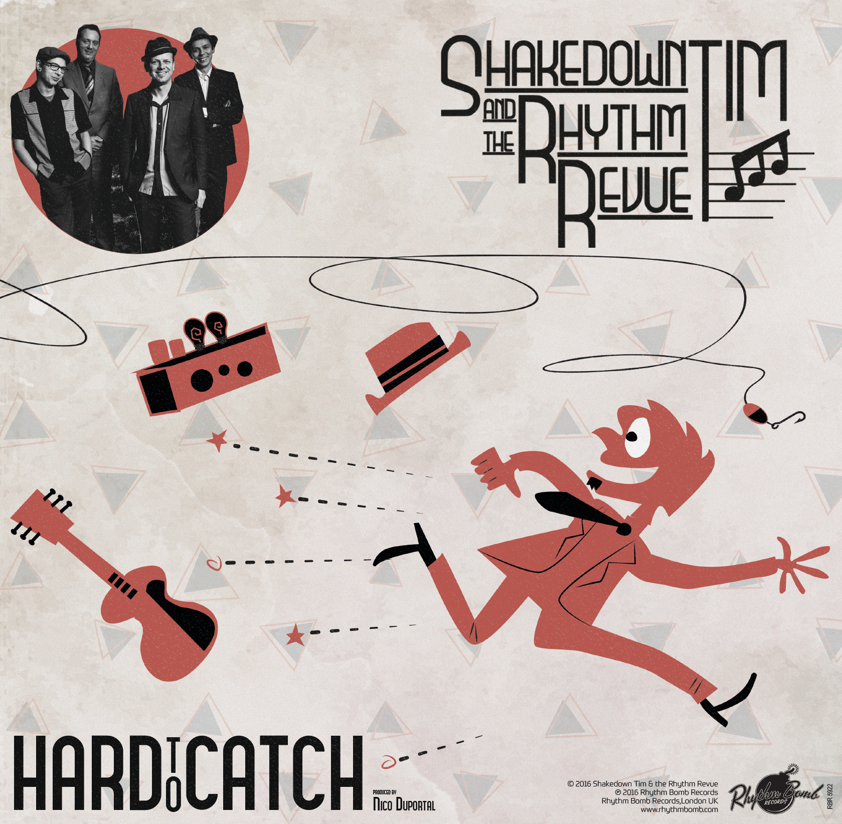 LP: SHAKEDOWN TIM & THE RHYTHM REVUE: "HARD TO CATCH" (2016) 20013