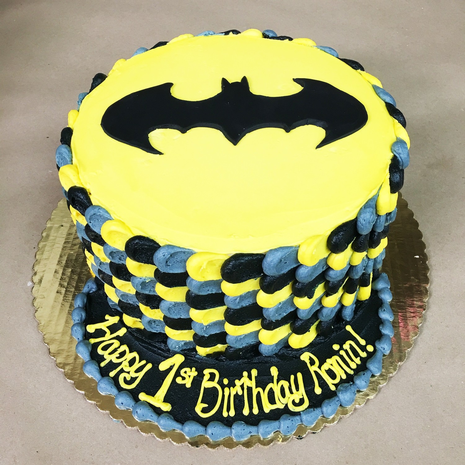 Batman Birthday Cake Test Mode