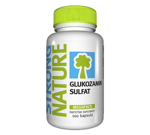 Strong Nature Glukozamin sulfat 100 cps, 1+1 gratis Strong Nature Glukozamin sulfat 100 cps, 1+1 gratis