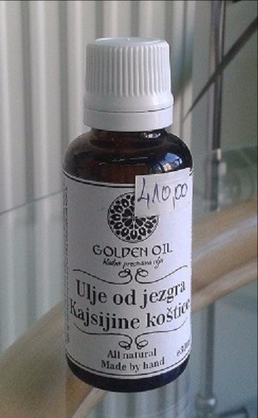 Golden Oil ulje jezgra kajsijine koštice 30 ml Golden Oil ulje jezgra kajsijine koštice 30 ml