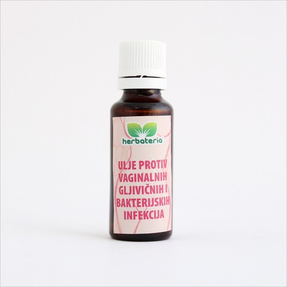 Herbateria - Ulje protiv vaginalnih gljivičnih i bakterijskih infekcija 30 ml Herbateria - Ulje protiv vaginalnih gljivičnih i bakterijskih infekcija 30 ml