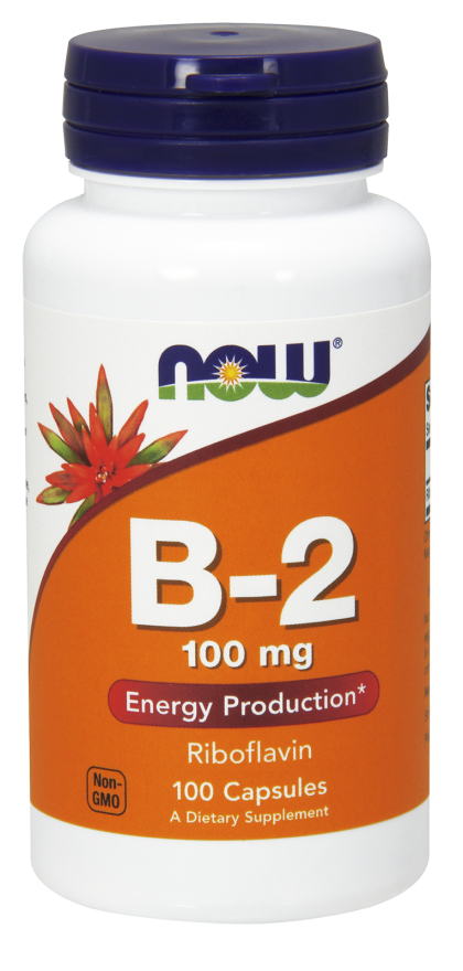 Now Vitamin B-2 100 mg 100 kps 00161