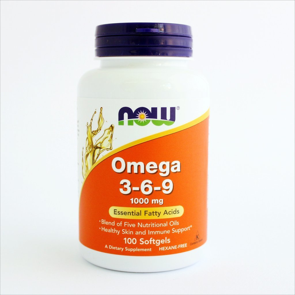 NOW Foods - Omega 3-6-9 1000 mg (100 kapsula) 00177